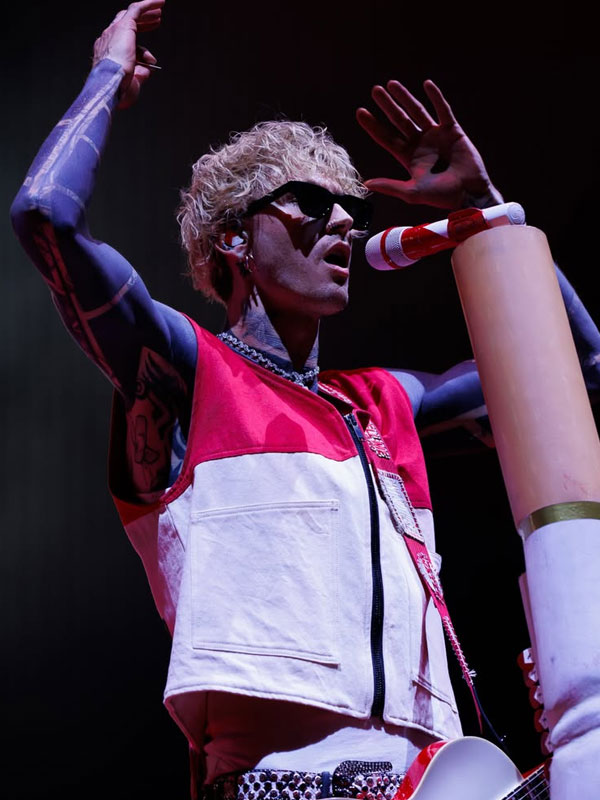 MGK Lost Americana Tour Two Tone Cotton Vest Recreation - Image 2