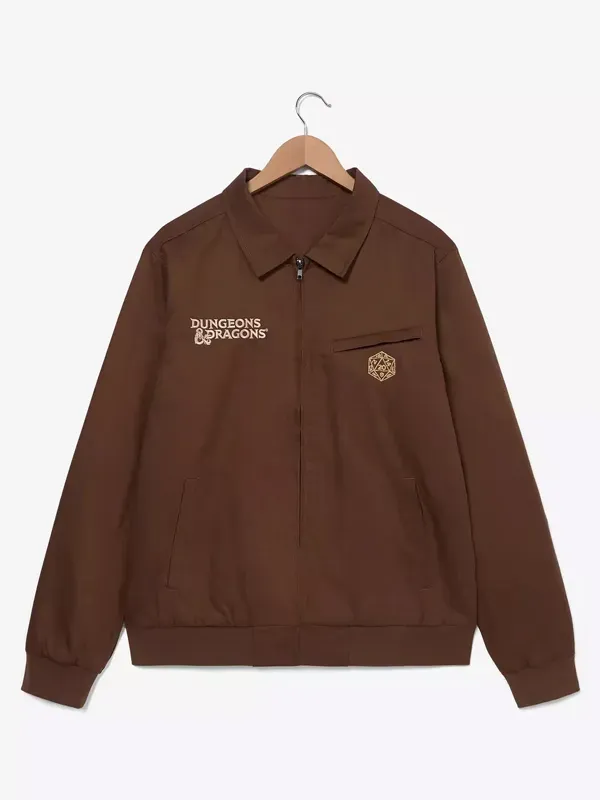 Dungeons & Dragons Dungeon Master Brown Embroided Jacket