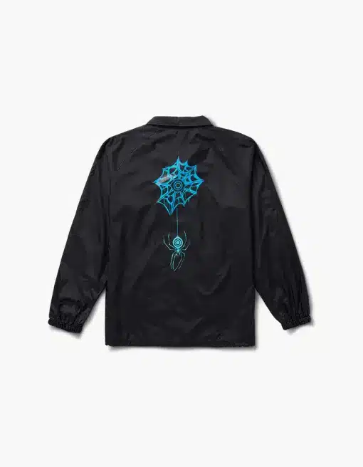 Escape Spider Thread Black Coaches Jacket - Image 2