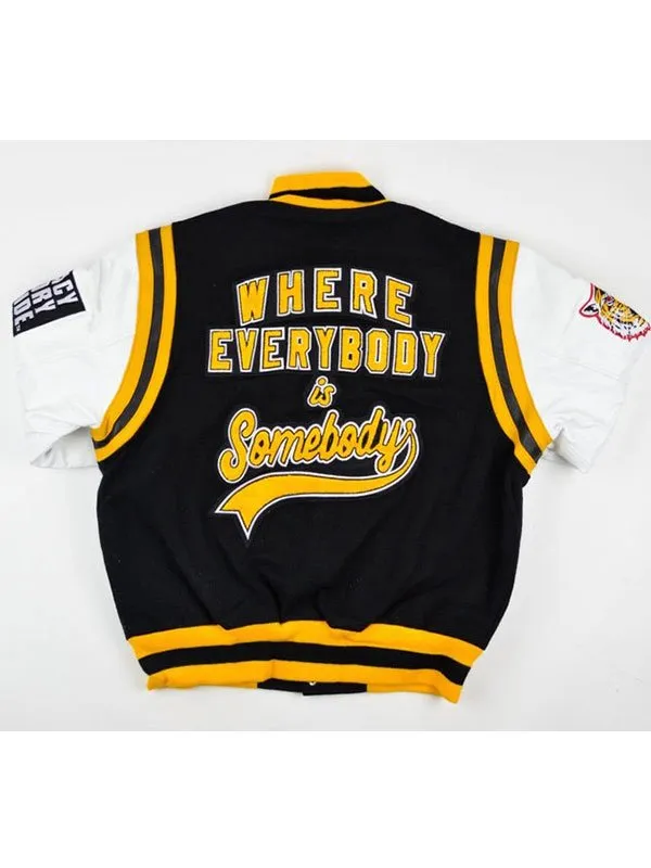 Grambling State University Black Varsity Jacket - Image 2