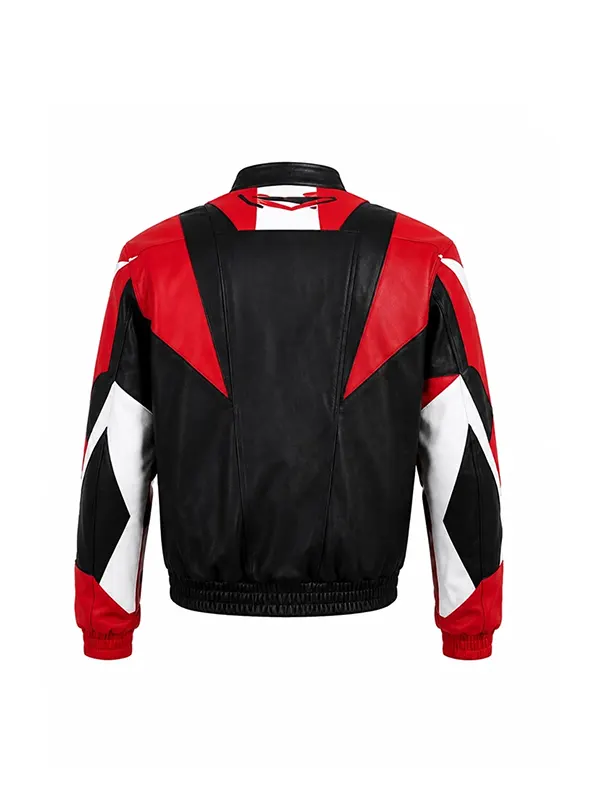 BTS Jungkook World Cup Racing Leather Jacket - Image 2