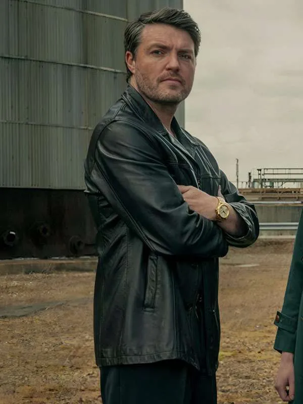 Legends 2026 Tom Burke Black Leather Jacket - Image 2