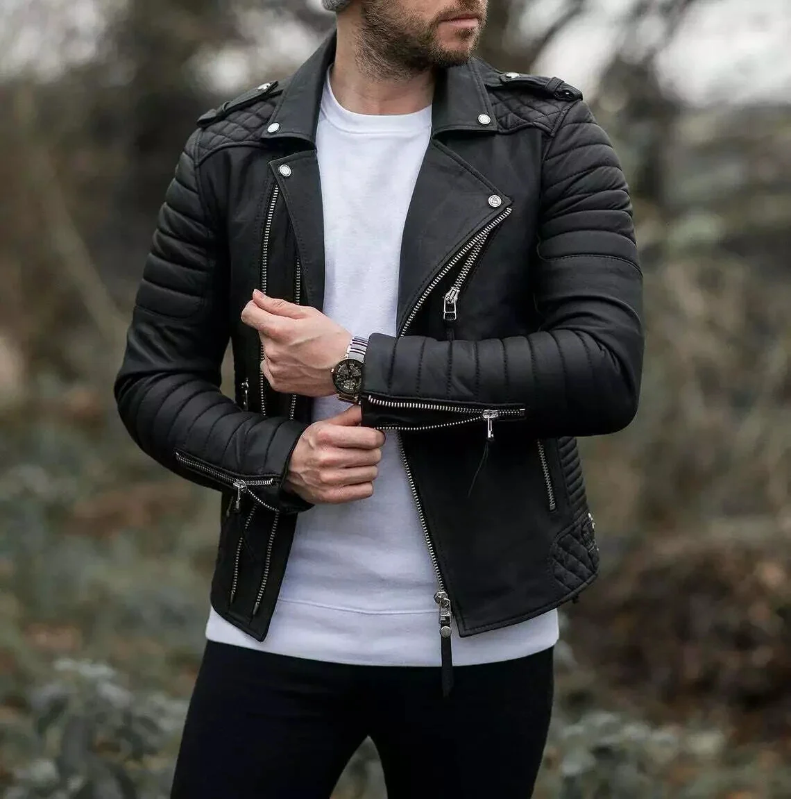 Men Leather Jacket
