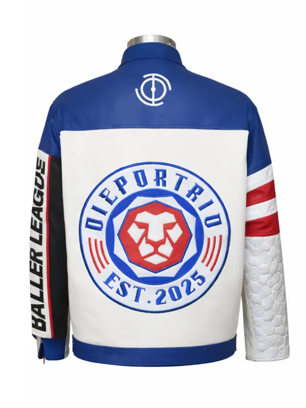 Micah Richards 2025 Baller League Deportrio Leather Jacket - Image 2