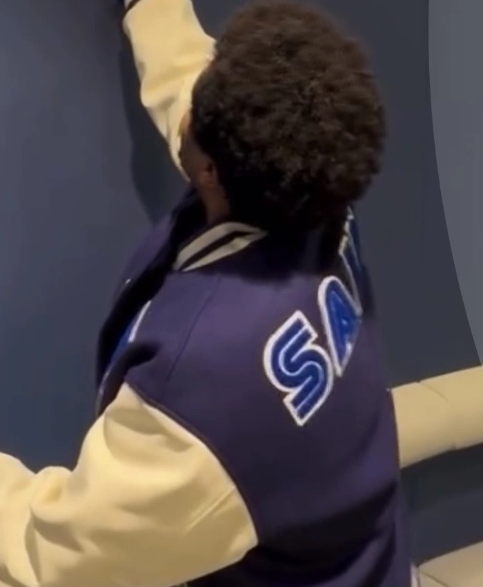 The Weeknd x SEGA Royal Blue Varsity Jacket - Image 2
