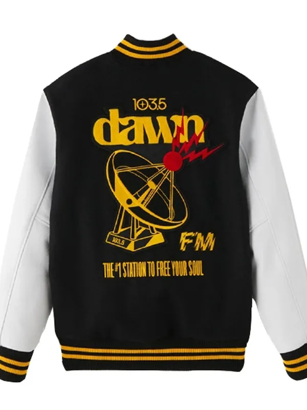 Weeknd XO Dawn FM 103 Varsity Jacket - Image 2