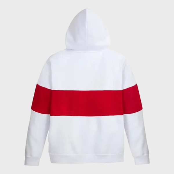 Walt Disney World Mickey Mouse White Red Colorblock Hoodie - Image 2