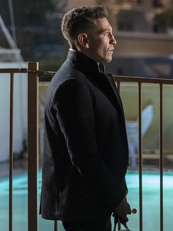 The Accountant 2 Jon Bernthal Black Wool Jacket - Image 2